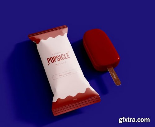 Ice Cream Popsicle Mockup