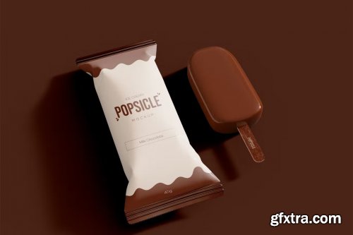 Ice Cream Popsicle Mockup