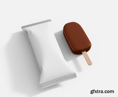 Ice Cream Popsicle Mockup