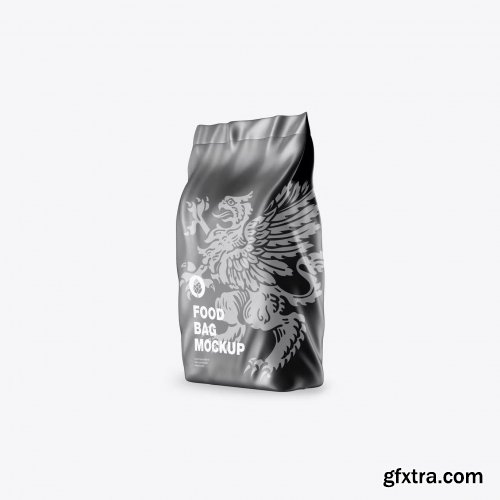 Plastic Food Bag Mockup