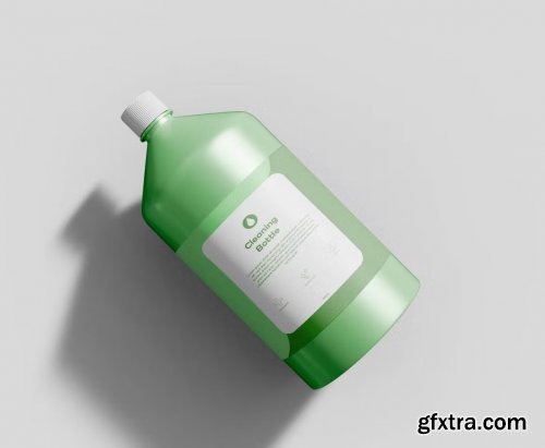 Cleaning Bottle Mockup