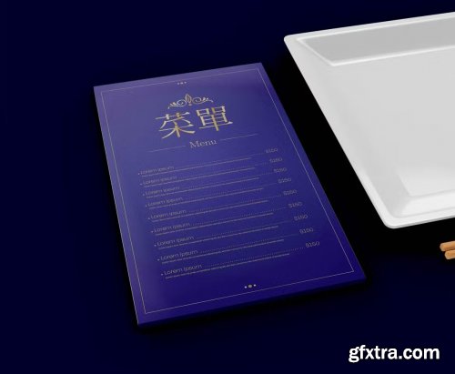 Restaurant Menu Mockup