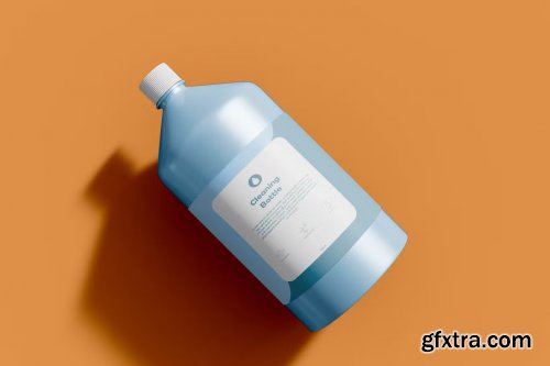 Cleaning Bottle Mockup