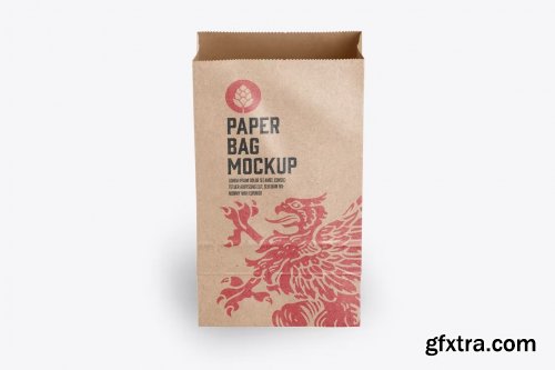 Kraft Paper Bag Mockup