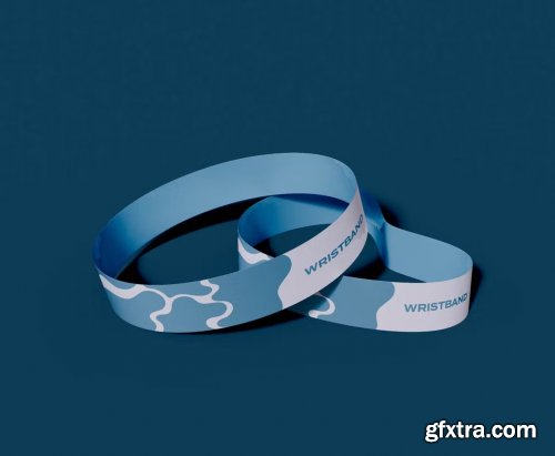 Silicone Wristband Mockup