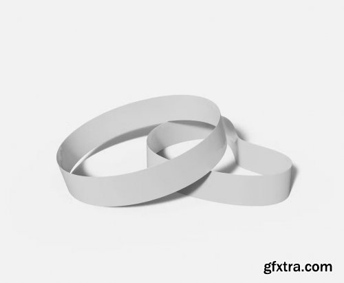 Silicone Wristband Mockup