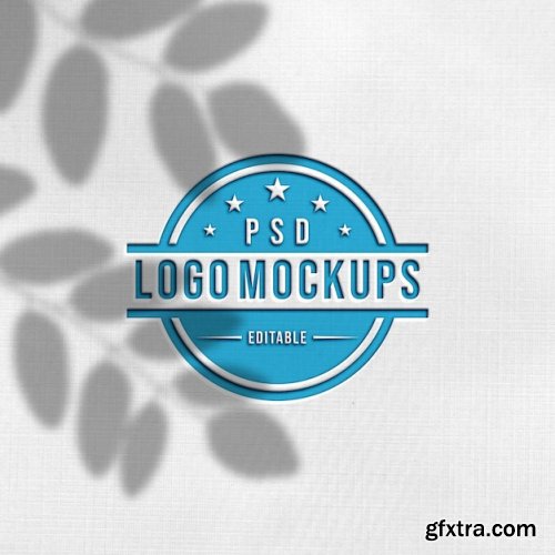 Logo mockup template 