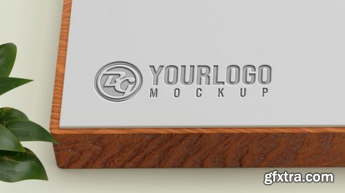 Logo mockup template 