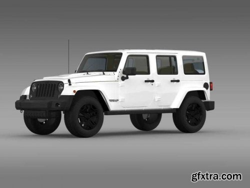 Cgtrader - Jeep Wrangler Unlimited Rubicon X 2014