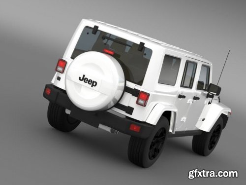 Cgtrader - Jeep Wrangler Unlimited Rubicon X 2014