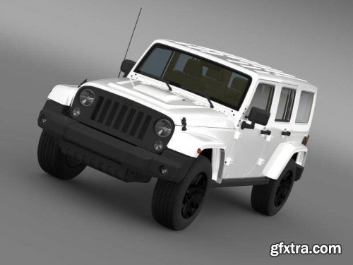 Cgtrader - Jeep Wrangler Unlimited Rubicon X 2014