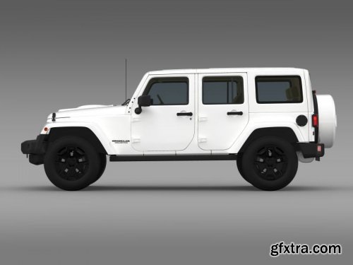 Cgtrader - Jeep Wrangler Unlimited Rubicon X 2014