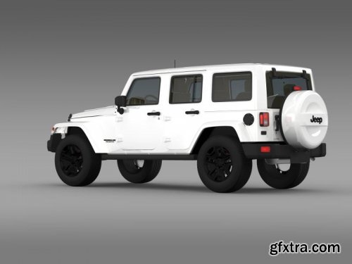 Cgtrader - Jeep Wrangler Unlimited Rubicon X 2014