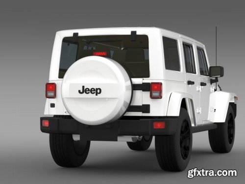 Cgtrader - Jeep Wrangler Unlimited Rubicon X 2014