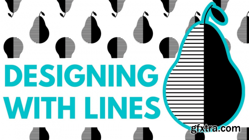  Design with Lines in Illustrator - Make Saleable Shapes & Patterns - Graphic Design for Lunch™