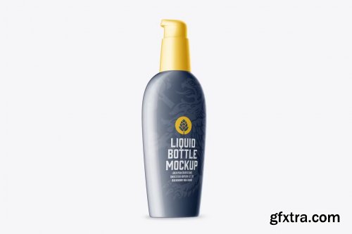 Matte Soap Bottle Mockup