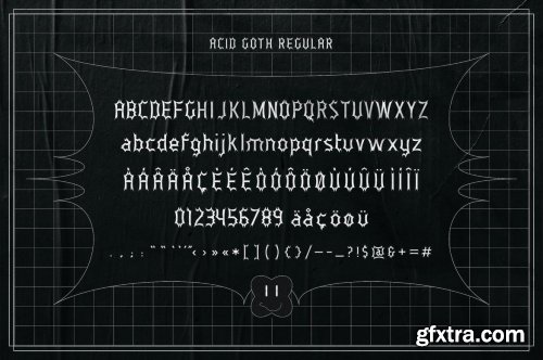 Acid Goth Font