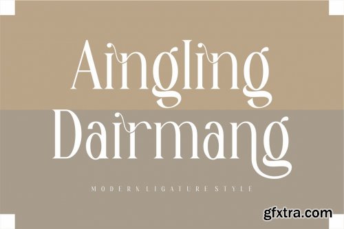 Angline Elegant Ligature Serif