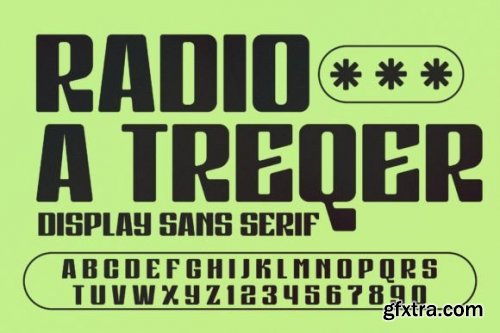  Radio a Treqer Font