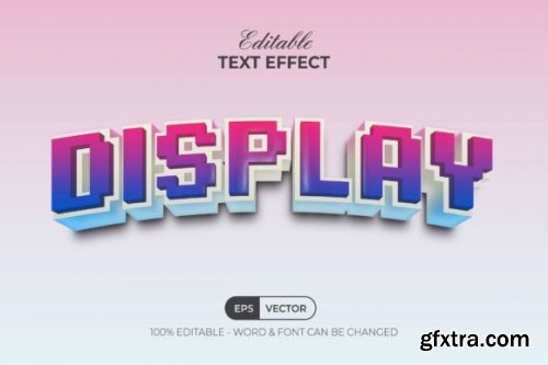 9 Pack Text Effect 3D Colorful Style