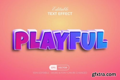 9 Pack Text Effect 3D Colorful Style