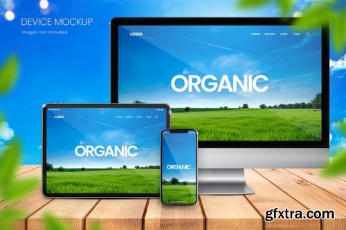 Collection of digital screen mockups