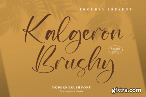  Kalgeron Brushy Font