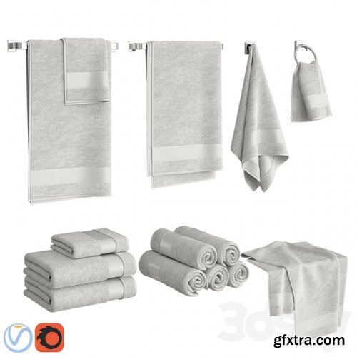 White Towels Set