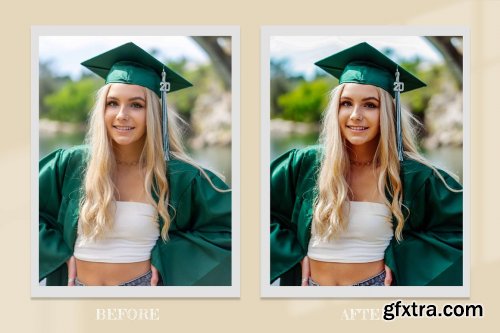 CreativeMarket - Graduation Lightroom Presets Desktop 7221540