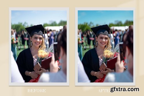 CreativeMarket - Graduation Lightroom Presets Desktop 7221540