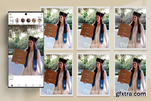 CreativeMarket - Graduation Lightroom Presets Desktop 7221540