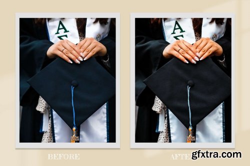 CreativeMarket - Graduation Lightroom Presets Desktop 7221540