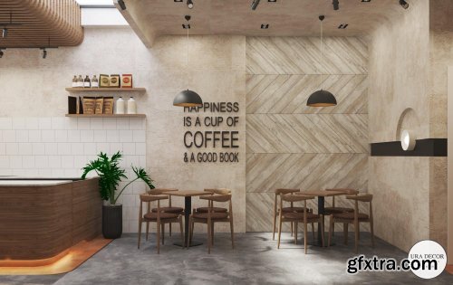 Coffee Room Interior by Phuong Dung