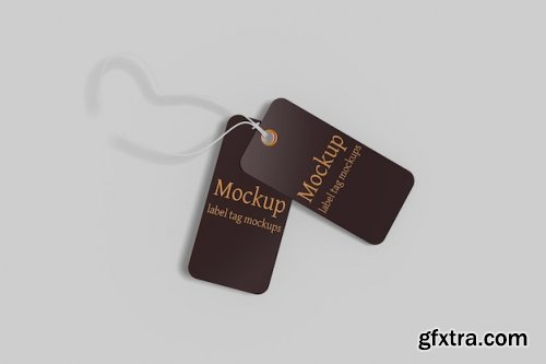 Label tag mockup