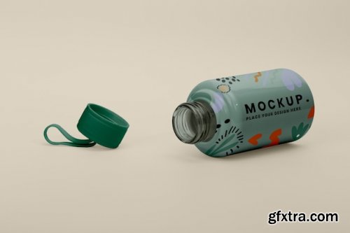 Reusable bottle mockup