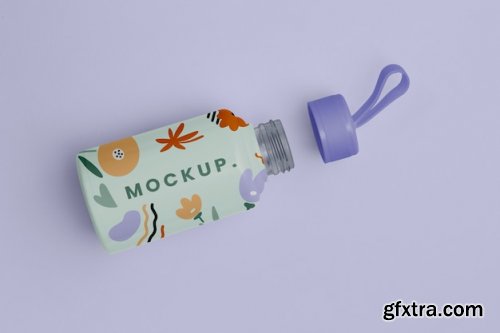 Reusable bottle mockup