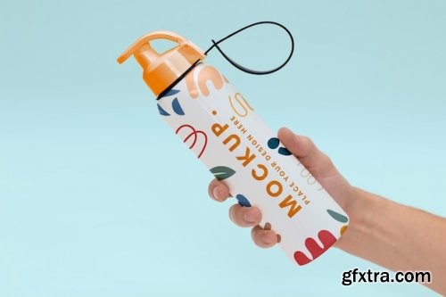 Reusable bottle mockup