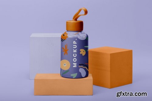 Reusable bottle mockup