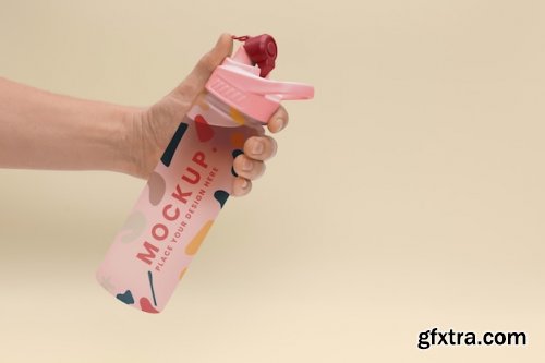 Reusable bottle mockup