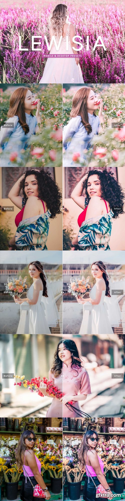 CreativeMarket - Lewisia Pro Lightroom Presets 7193786