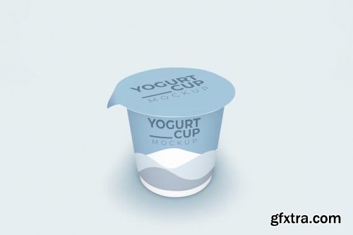 Yogurt Cup Mockup