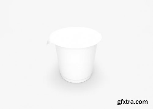 Yogurt Cup Mockup