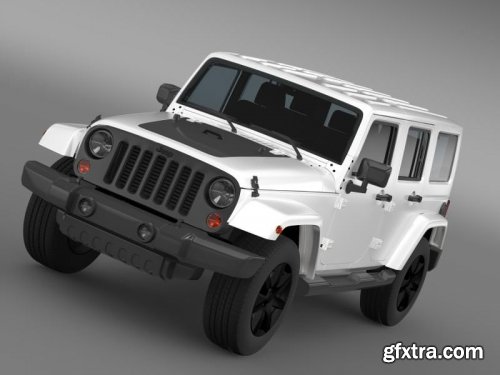 Cgtrader - Jeep Wrangler Unlimited Altitude 2014