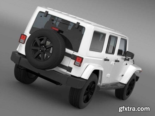 Cgtrader - Jeep Wrangler Unlimited Altitude 2014