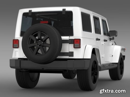 Cgtrader - Jeep Wrangler Unlimited Altitude 2014