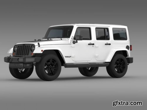 Cgtrader - Jeep Wrangler Unlimited Altitude 2014