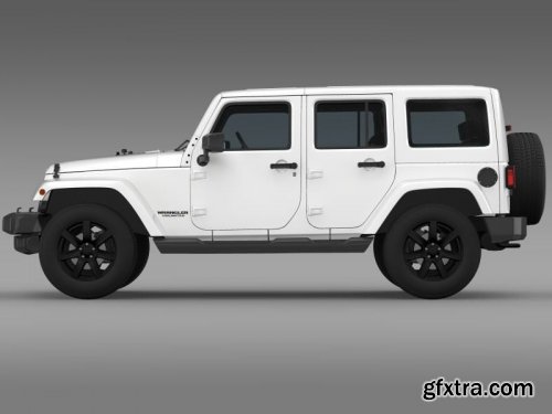 Cgtrader - Jeep Wrangler Unlimited Altitude 2014