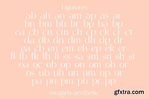 Swagen Aesthetic Font