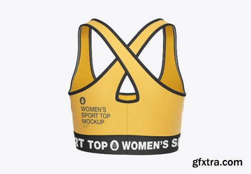 Women's sports top mockup