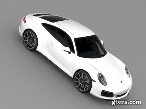 Cgtrader - Porsche 911 Carrera 4S Coupe 991 2016 3D Model 